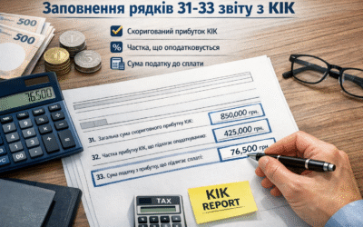 Рядки 31-33 звіту про КІК: чи застосовують штраф, якщо не заповнити їх?
